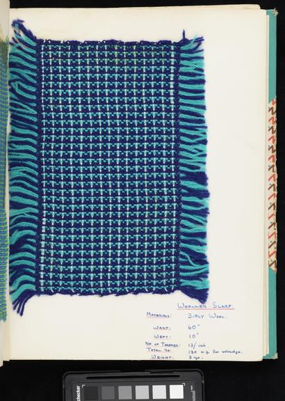 Notebook on weaving as an occupational therapy technique