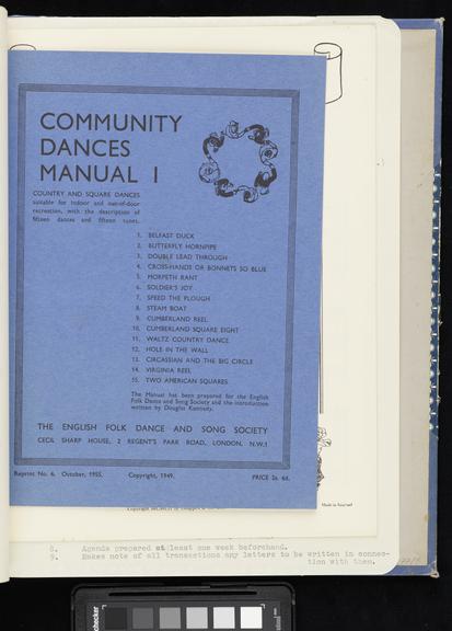 Notebooks on dancing as occupational therapy technique