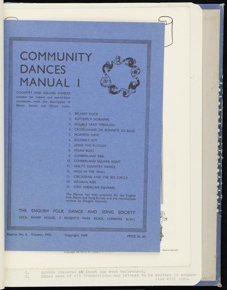 Notebooks on dancing as occupational therapy technique
