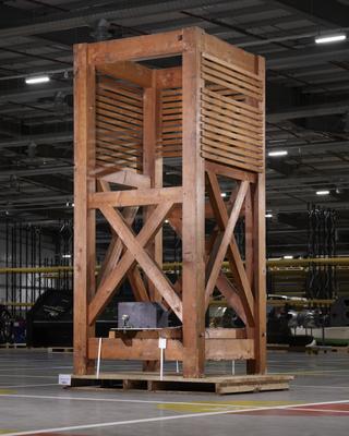 Tower for Coarse Tuning Assembly for the Aerial Tuning Inductor from the Rugby Radio Station, 1943-1966