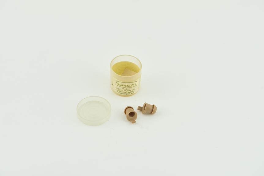 Pair of Gunfenders type ear plugs
