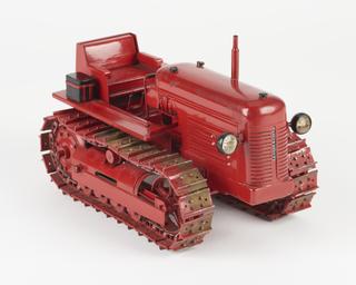 Model, scale 1:12, of a Full-Track Tractor