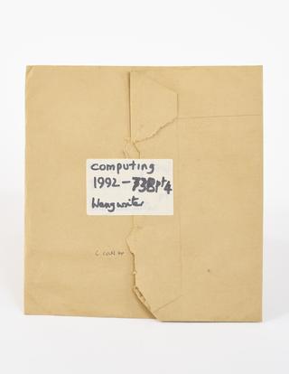 Wangwriter System Disk (5 1/4 inch)