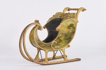 Ornamental French sleigh