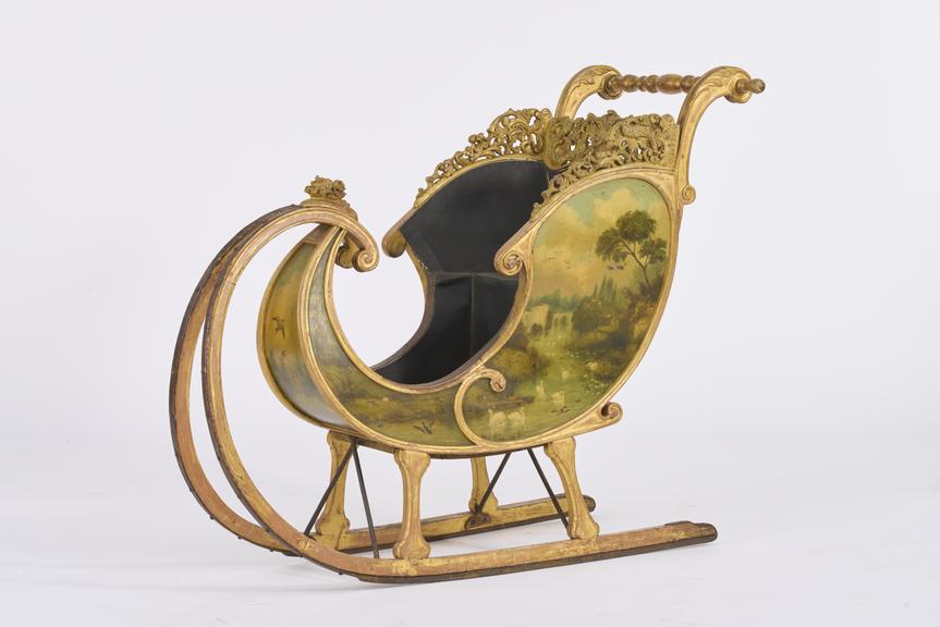 Ornamental French sleigh