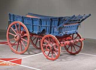 Horse-drawn East Anglian farm wagon