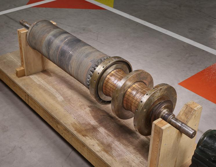 Dynamo Rotor from Parsons' Axial Flow Steam Turbine