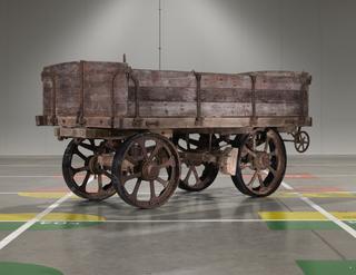Fowler traction wagon, c. 1900