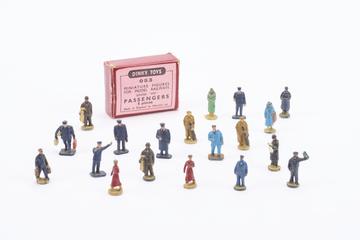 Box of Nineteen Model Figurines, c 1960