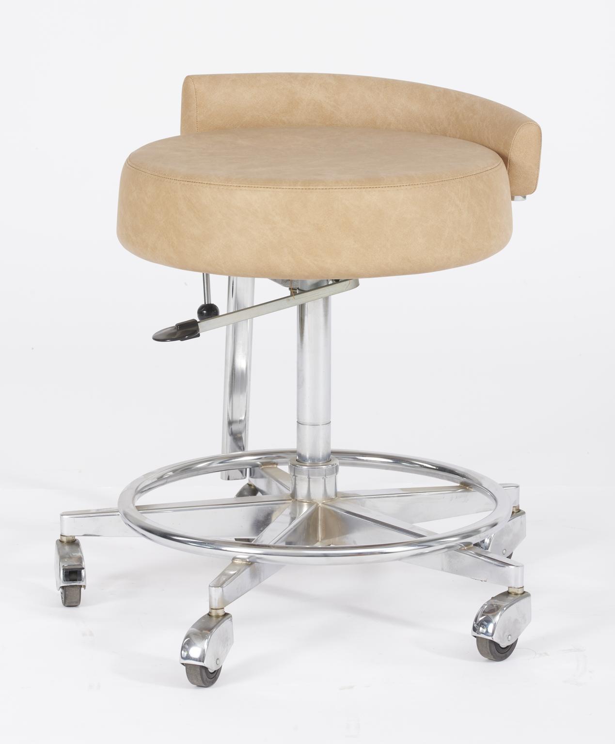 "Powerlift" dental operator's stool