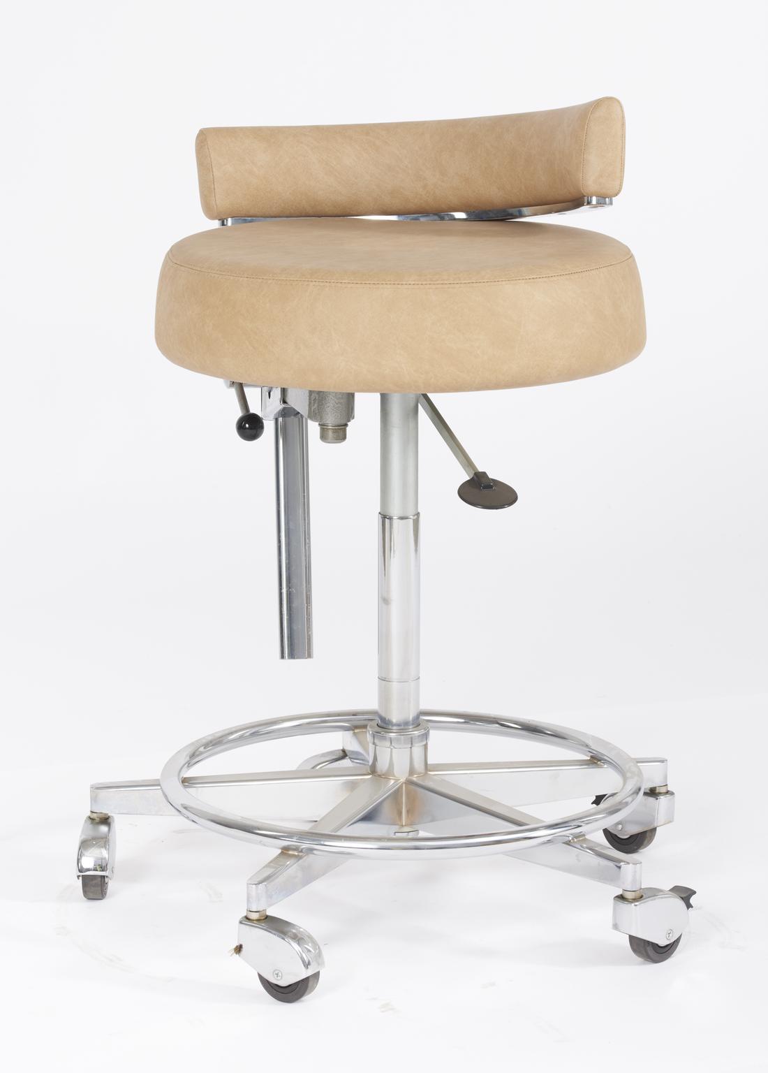 "Powerlift" dental operator's stool