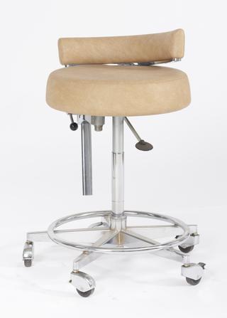 "Powerlift" dental operator's stool
