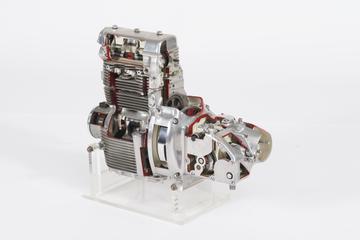 Sunbeam S7 motor cycle engine and gearbox unit