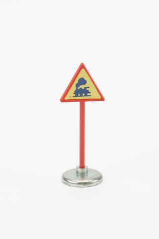 Model Road Sign, Level Crossing Without Barrier