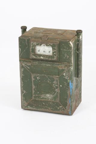 Dry gas meter made by Alder & Mackay Ltd in 1938 for LNER. Capacity 30 cu ft/hr