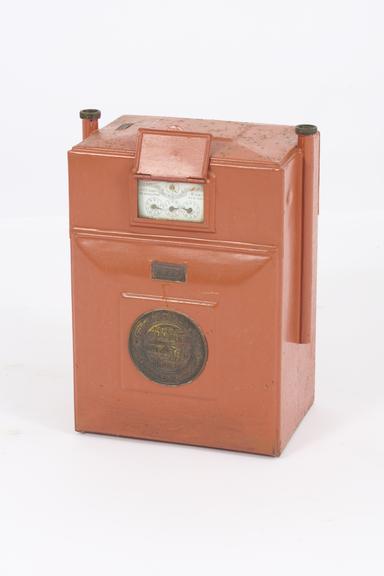 Dry, 3 light gas meter made by James Milne & Son Ltd in 1898