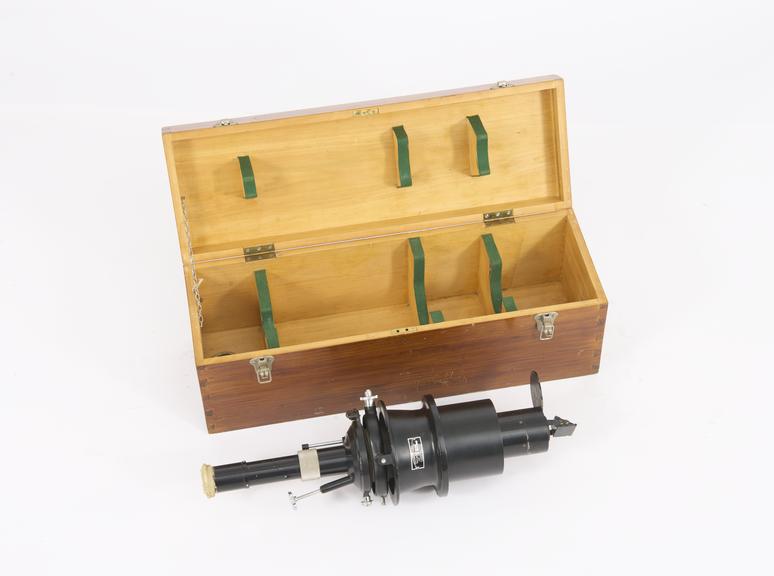 Telescope for use with aerial camera