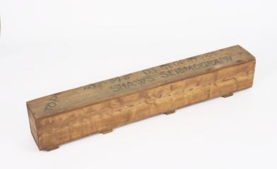 Box for Shaw type seismograph, British, 1930-1935