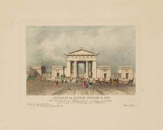 Entrance to Euston Station