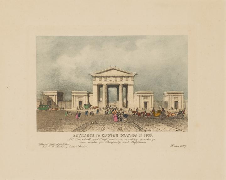 Entrance to Euston Station