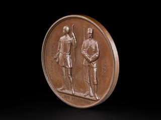 Bronze award medallion