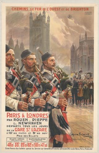 poster paris a londres