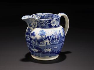 White earthenware jug