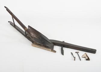 Wooden Rotherham plough from the Outer Hebrides