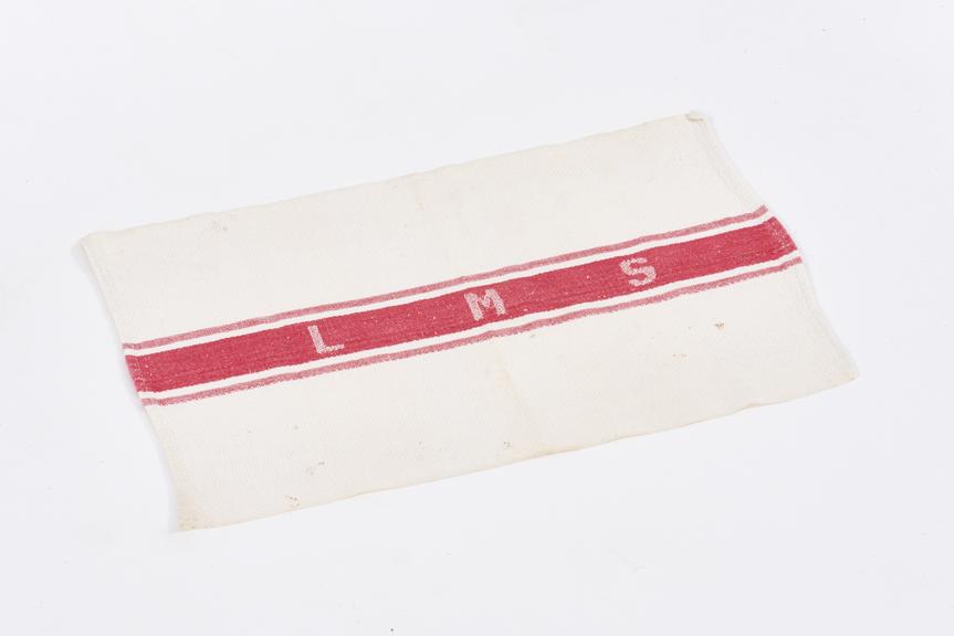 Hand towel, London Midland & Scottish Railway