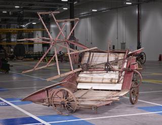 Massey Harris reaper binder, c. 1922