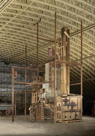 Grain dryer designed by Roland Dudley and built by E. R. & F. Turner of Ipswich in 1929