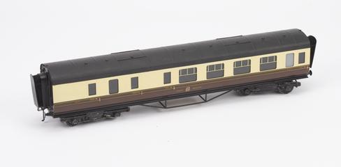 Model railway carriage Great Western Railway Bogie Corridor 3rd Brake No 2221