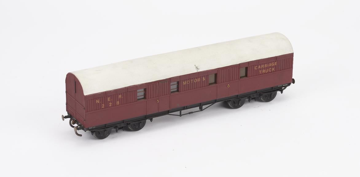 Non-passenger end-loading van, No.6162, London Midland & Scottish Railway