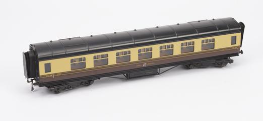 Model railway carriage, Great Western, 1st class, c 1970