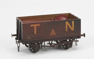 Model railway wagon, 'O' gauge, private owner coal wagon `T&N'