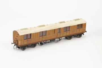 0-gauge model bogie guards brake van No.1514, Great Northern Railway