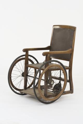 Wheelchair, with lever operated brake
