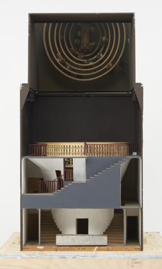 Diorama showing the anatomy theatre at Padua in 1594, England, 1901-1950