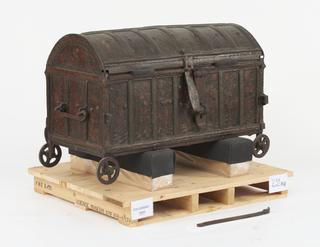 17th century army paymaster's chest