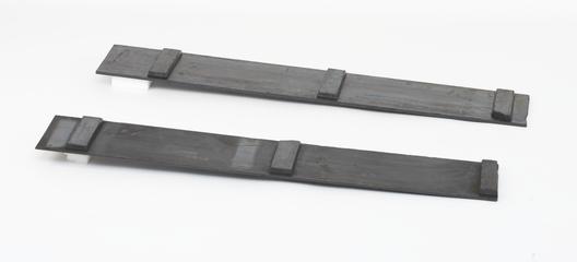 Four wooden face covers