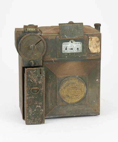 Dry, prepayment gas meter made by Dougall Gas Meters in 1935