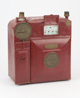 Dry, Prepayment Gas Meter made by Willey & Co Ltd in 1928