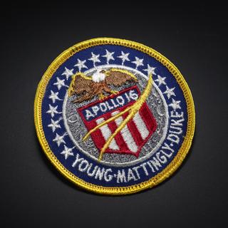 Apollo 16 Mission Iron On Patch