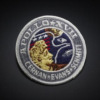 Apollo 17 Mission Iron On Patch
