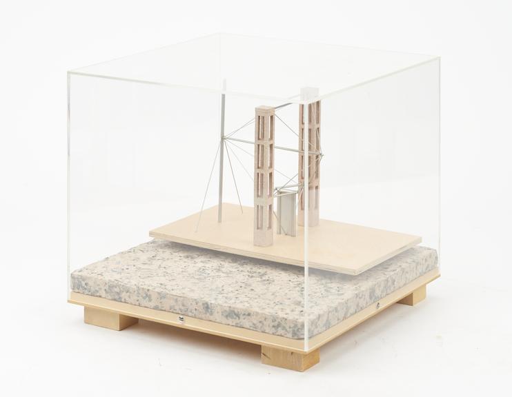 Architectural model of  Pabellon del Futuro