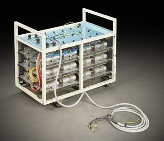 Capacitor for 'Magnetic river' demonstration