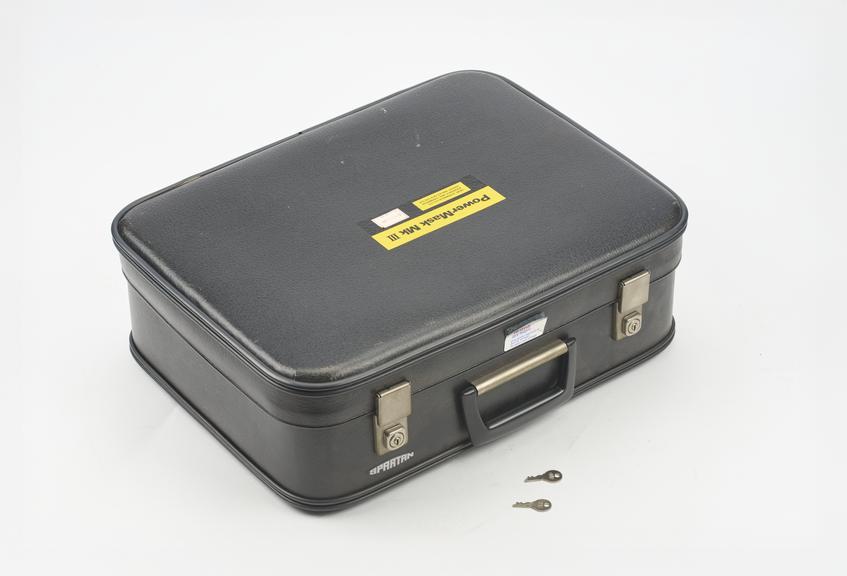 Suit case for carrying Powermask MKIII belt-mounted powered respirator