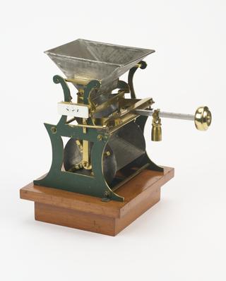 Corn weighing machine, 19th century