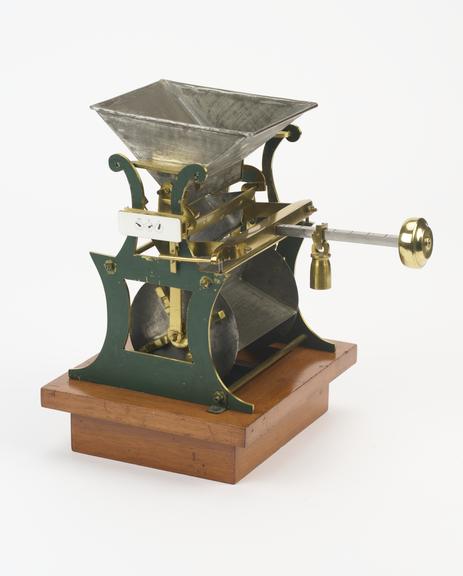 Corn weighing machine, 19th century