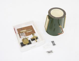 Knife support, manometer, telescope and cylinder, for use with Kater invariable pendulum